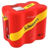 ราคา ชเวปส์ดรายจิงเจอร์เอล 330ซีซี แพค 6 Schweppes Sparkling Dry Ginger Ale 330cc Pack 6 [หมายเลขบาร์โค้ด 8851959632666 ] (45802928330)