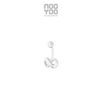 ราคา NooYoo จิวสะดือสำหรับผิวแพ้ง่าย Infinity (1815788788)