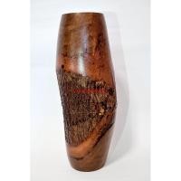 ราคา แจกัน แจกันไม้ แจกันไม้มะม่วง Mango wood vase (5756518192)