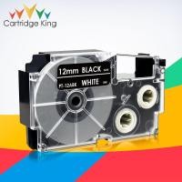 ราคา Label Tape XR-12ABK White on Black 12mm*8m Tapes Compatible for Casio KL60 KL100 KL120 KL750 KL780 KL820 KL7000 KL-7200 (16149144552)
