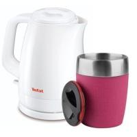 ราคา Tefal กาต้มน้ำร้อนและแก้วเก็บอุณหภูมิ KO-1501+Free แก้ว (9418527257)