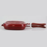 ราคา Double Pan Jumbo 28/32 ซม. กระทะย่างดั้งเดิม ﻿ Double Sided Grill Panหนาพิเศษ (ผัด ทอด อบ ย่าง) (56260092644)