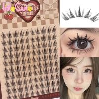 ราคา 100 Clusters/กล่องดอกทานตะวัน Upper False Eyelash - Eye Makeup Supplies - Natural Black False Eyelash Band - DIY Eyelash Extension Patch (29824046937)