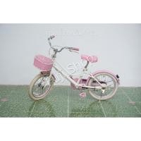 ราคา จักรยานเด็กญี่ปุ่น - ล้อ 16 นิ้ว - ไม่มีเกียร์ - สีชมพู [จักรยานมือสอง] (23164809529)