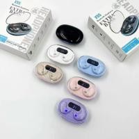 ราคา TWS x55 ชุดหูฟังไร้สายบลูทู ธ นอนหลับการนำกระดูกยาวนานเจ็บปวดจอแสดงผล LED ดิจิตอลกันน้ำ IPX5 (41001371325)
