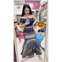 ราคา ผ้าถุงแฟชั่น กระโปรงลายไทย ผ้าซิ่นสำเร็จรูป ชุดใส่งานบวช งานแต่งงาน ทำบุญ (20109886588)