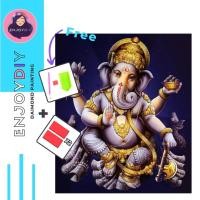 ราคา ครอสติสคริสตัล Enjoydiy ชุดปักครอสติส พิมพ์ลาย พระพิฆเนศ ประทานพร ภาพติดเพชร ติดเต็ม 5d diy diamond painting พร้อมส่งไทย (6084507907)