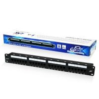 ราคา LINK US-3124A CAT 6+ PATCH PANEL 24 PORT (1U) w/management Dust Cover Labeling (21682575127)