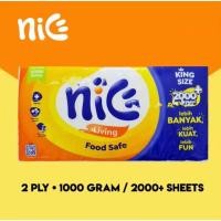 ราคา BOP TISSUE NICE KING SIZE NICE TISSUE 1000 GRAM 2000+ 2PLY HELAI NICE LIVING KING FACIAL TISSUE ขนาดใหญ่ (42255718781)