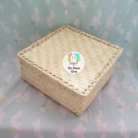 ราคา 25CM BAMBOO WOVEN BOX WITH LID / HAMPERS BOX / GIFT BOX / MULTIPURPOSE BOX (42924595731)
