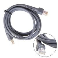 ราคา เครื่องสแกนบาร์โค้ด สายเคเบิล USB 1.5เมตร LS1203 LS2208 LS4208 LS3008 CBA-U01-S07ZAR (27858458953)