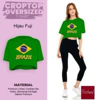 ราคา KATUN Crop Top บราซิล Y2K Brazil Crop Top Cotton Top Crop เสื้อผู้หญิง Oversize เสื้อยืด (40167769535)