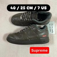 ราคา Nike Air Force 1 Supreme ของแท้ (40/25cm) Nike air force 1 มือสอง (57955899539)