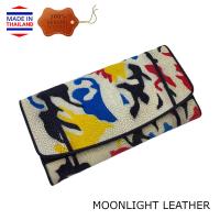 ราคา รับทรัพย์รับโชคกับกระเป๋าสตางค์หนังปลากระเบนแท้ เกล็ดคล้ายมังกร ไฟเผาไม่ไหม้กรรไกรตัดไม่ขาด ลายปลาคาร์ฟ มีกล่องสวย (12099512871)