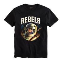 ราคา เสื้อยืด Rebel8 Men เสื้อยืดสีดํา Unisex (58059233052)