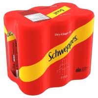 ราคา ชเวปส์ดรายจิงเจอร์เอล 330ซีซี แพค 6 Schweppes Sparkling Dry Ginger Ale 330cc Pack 6 [หมายเลขบาร์โค้ด 8851959632666 ] (47852415659)