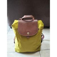 ราคา กระเป๋าเป้มือสอง แบรนด์ Longchamp สีเหลืองมัสตาร์ด (28574935191)