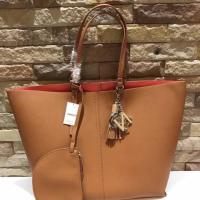 ราคา MANGO SHOPPER BAG WITH SMALL BAG (1038061286)