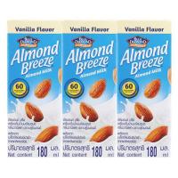 ราคา Blue Diamond Almond Breeze Almond Unsweetened บลูไดมอนด์ อัลมอนด์ บรีซ นมอัลมอนด์ วนิลลา 180ml. แพ็ก 3 (7652561584)