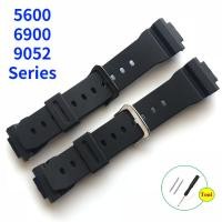 ราคา 16 มม.สายนาฬิกาสําหรับ Casio สําหรับ G-shock GW M5610 DW 5600 DW5610 5700 DW6900 9052 สายนาฬิกาซิลิโคนพลาสติก PU Watchbands สร ้ อยข ้ อมือนักเรียนผู ้ ชายผู ้ หญิงดิจิตอลนาฬิกา (25576822347)