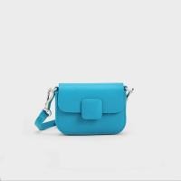 ราคา SALE 50% Micro Koa Crossbody Bag - กระเป๋าสะพาย Crossbody ใบจิ๋ว สี Blue จาก Charles and Keith (ของแท้นำเข้าจากสิงคโปร์) (48901692797)