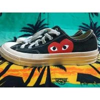 ราคา (หายาก)converse x comme des garcons รองเท้าผ้าใบมือสองสภาพดี (8574227058)