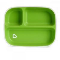 ราคา Munchkin : MNK21175 จาน Splash Divided Plate Green (2050299813)