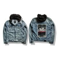 ราคา Hollister Hooded Denim Jacket รอบอก 44” (24943462934)