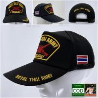 ราคา หมวกแก๊ปเหล่าทหารราบ กองทัพบก(ทบ.) สีดำ (แบรนด์ KING OFFICER ) (1918532964)