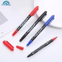 ราคา OPENMALL 10 ชิ้น Double Tip Oil-Based Paint Marker ปากกา Double Ended แปรง Marker วาด Doodling Graffiti Art Supplies L4N6 (46310790052)