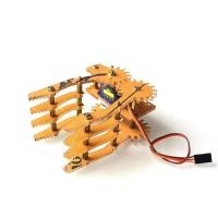 ราคา mechanical claw 9 gram servo acrylic manipulator No. 51 robot symmetrical gripper ไม่รวม SG90 (40803568437)