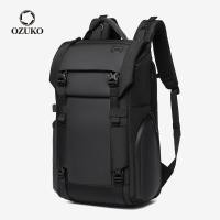 ราคา OZUKO โอซูโกะ หลาย-ความจุกระเป๋าเป้สะพายหลังผู้ชายแฟชั่นมัลติฟังก์ชั่แล็ปท็อปกันน้ํากระเป๋าเป้สะพายหลังเดินทางกลางแจ้ง (40204879574)