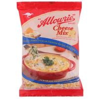 ราคา อลาวรี่มิกซ์คัลเลอร์ชีสชนิดเส้น 150กรัม Allowrie Mixed Coloured Shredded Cheese 150g. [หมายเลขบาร์โค้ด 8850332314113 ] (57960305339)