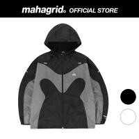 ราคา [MAHAGRID] WAVE M LOGO HOODED WINDBREAKER (28492039533)