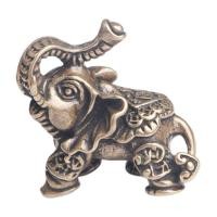 ราคา เครื่องประดับ ช้าง Retro ทองเหลืองหัตถกรรมเดสก์ท็อปตกแต่งลูกตุ้ม Wenwan Nafu Bronzeware สัตว์เลี้ยงชา Fortune ช้างเก่า Bronze แกะสลัก Creative 4TWG (47707930349)