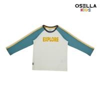 ราคา Osella Kids เสื้อยืดแขนยาวลายทางสีเบจ 2277500488 | เสื้อเด็กชายท็อปส์เสื้อยืดแขนยาว (42725841117)