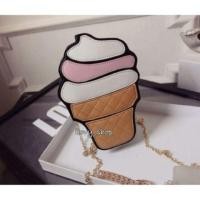 ราคา กระเป๋าสะพายไหล่ รูปไอติม คัพเค้ก ขนาด 8×22×6 CM (145251615)