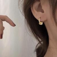 ราคา YY.Fashion Diamond small circle earrings s925 ต่างหูเงินแท้แบบห่วงประดับเพชร3วง ขนาด 9mm E010 (52553808272)