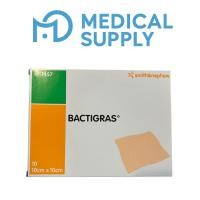 ราคา BACTIGRAS แผ่นตาข่ายแปะแผล Smith & Nephew ขนาด 10x10 cm. (10แผ่น/ กล่อง) (50152081256)