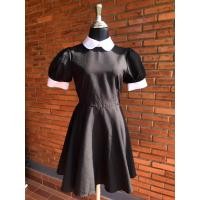 ราคา เดรสสีดำแต่งคอบัวสีขาว (45155894345)
