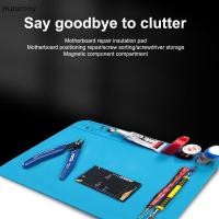 ราคา MAU 300 * 200 มม.อิเล็กทรอนิกส์ซ่อม Mat ฉนวนกันความร้อนทนความร้อนซิลิโคนบัดกรีแม่เหล็กซ่อม Pad สําหรับ BGA สถานีบัดกรี CEY (57057461788)