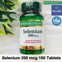 ราคา ซีลีเนียม Selenium 200 mcg 100 Tablets - Nature's Bounty (6414625333)
