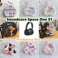 ราคา imamura สําหรับ Anker Soundcore Space One S1 หูฟังกรณีการ์ตูนชุดหูฟังกระเป๋าเก็บกล่องปลอก (27905028009)
