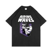 ราคา สังคมสังคม | เสื้อยืด THE WAVES (24720018581)