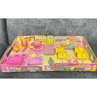 ราคา Hello kitty house บ้านคิตตี้ พร้อมเฟอร์นิเจอร์ และน้องคิตตี้จิ๋ว งานญี่ปุ่นแท้ 100% (52900710277)