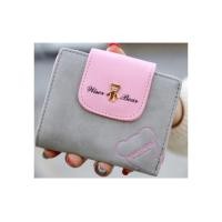 ราคา กระเป๋าสตางค์ผู้หญิง กระเป๋าสตางค์ใบสั้น รุ่น Wise Bear สีเทา (48256238)