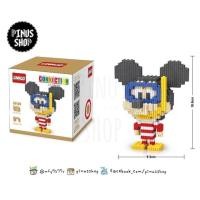 ราคา Lego nano block gear Mickey Mouse Cosplay as diver Size L ตัวต่อ เลโก้นาโน มิกกี้เม้าส์ ใช่ชุด นักดำน้ำแบบเฟือง ไซส์ แอล (1236383128)