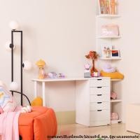 ราคา Koncept Furniture โต๊ะเครื่องแป้งแบบนั่ง 120 ซม. รุ่น Vanity สีขาว (119.5x44.5x77 ซม.) แบรนด์ KONCEPT FURNITURE (54003815001)