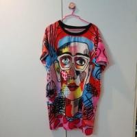 ราคา เสื้อยืด oversize สไตล์เกาหลี มีกระเป๋า2ด้าน (1614228621)