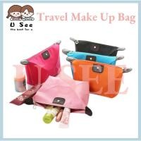 ราคา Travel Make Up Bag Pouch Coin Zip Lady Dompet Makeup Colourful Mini Beg Wallet Travel Women (27644797347)
